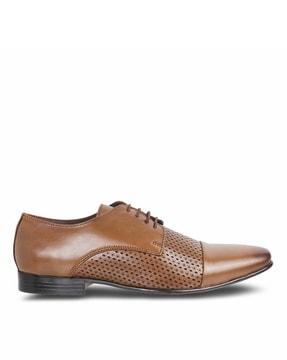 textured derby formal shoes