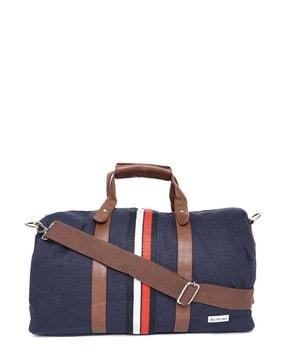 textured duffel bag