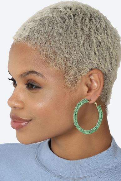 textured earrings