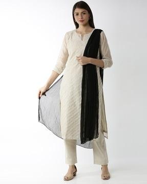 textured georgette dupatta