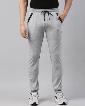 textured jogger track pants