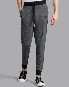 textured joggers with insert pockets