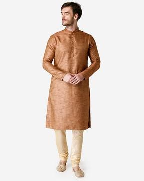 textured long kurta