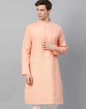 textured long kurta