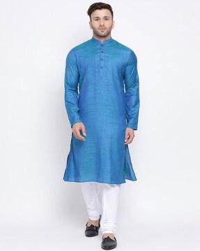 textured long kurta