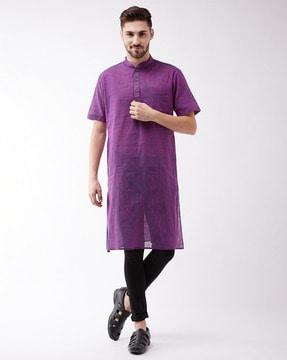 textured long kurta