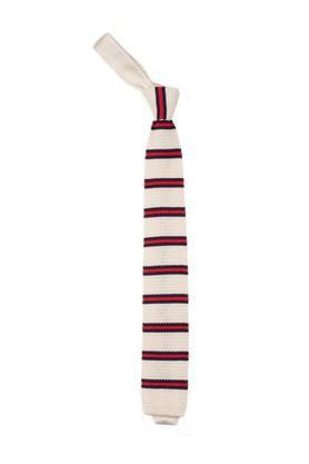 textured microfiber mens party wear neck tie - natural