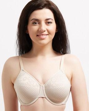 textured minimiser bra