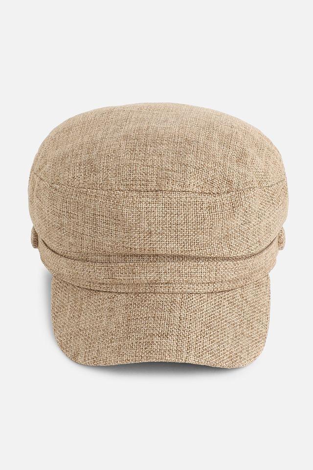 textured polyester mens bretan cap