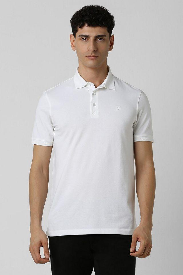 textured polyester polo mens t-shirt