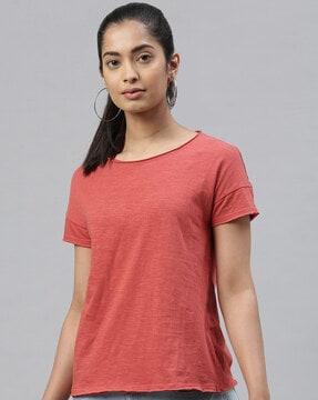 textured relaxed fit t-shirt