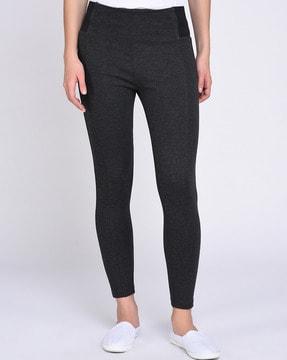 textured relaxed fit trousers