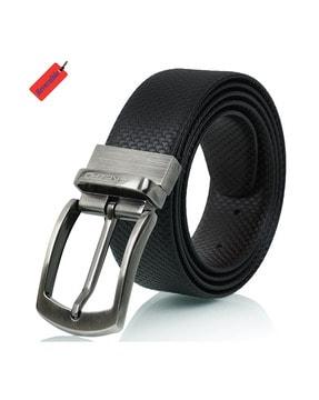 textured reversible belt