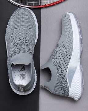 textured running sports shoes