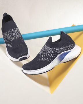 textured running sports shoes