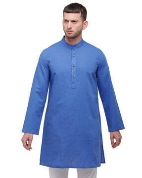 textured short kurta