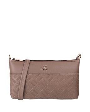 textured shoulder bag