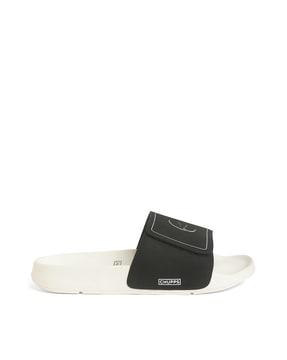 textured slides flip flops