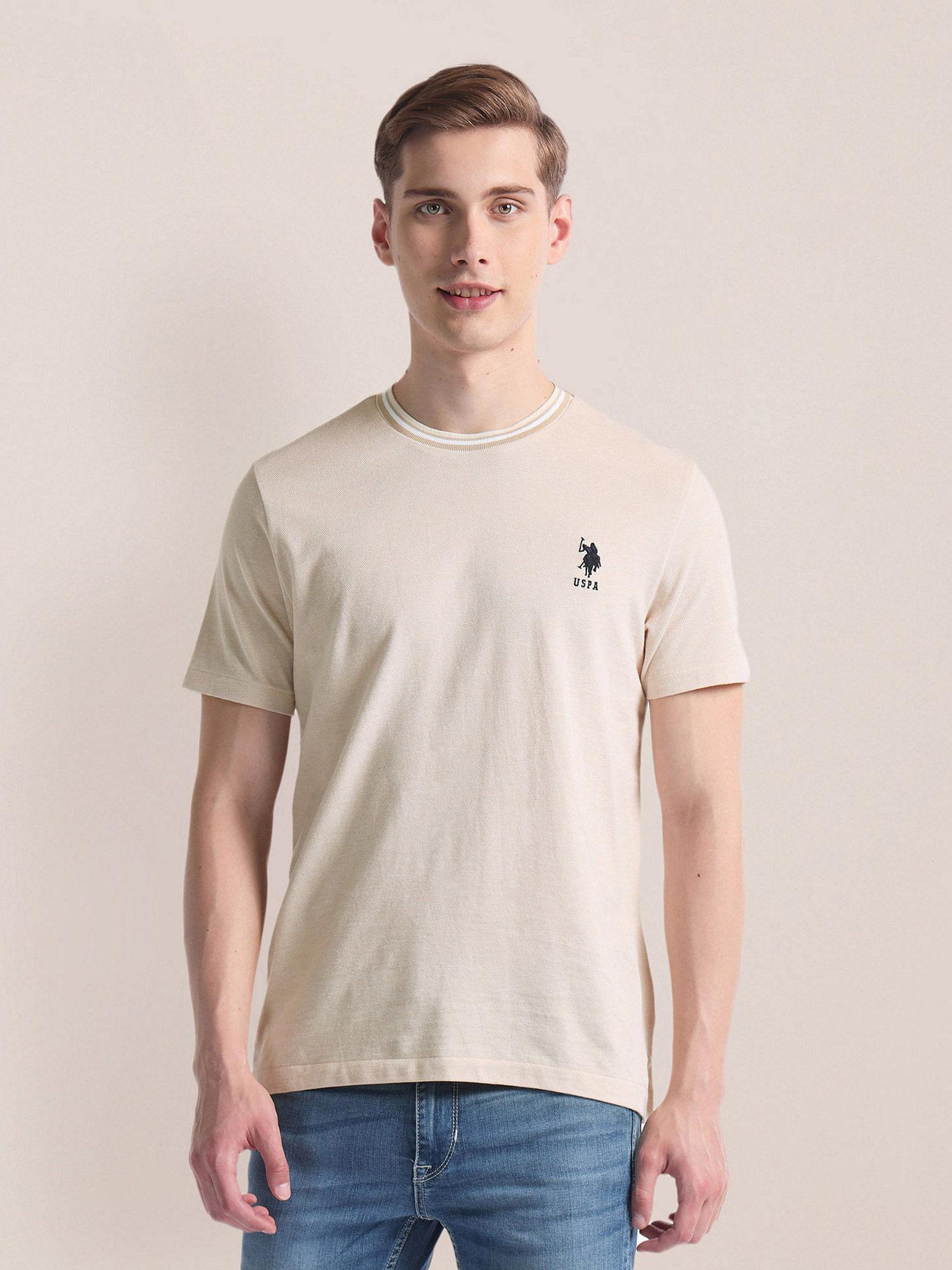 textured slim t-shirt