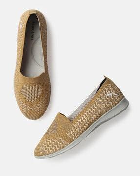 textured slip-on casual shoes