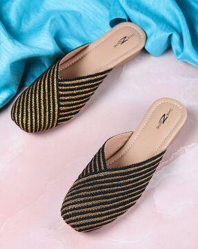 textured stylised flat shoes