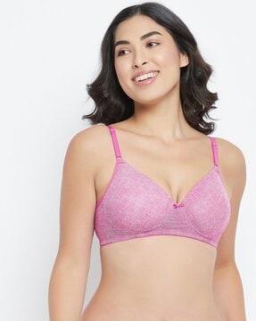 textured t-shirt bra