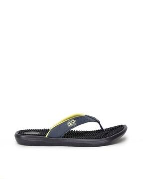 textured thong flip flops