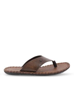 textured thong-style flip-flops