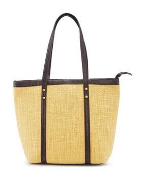 textured tote bag