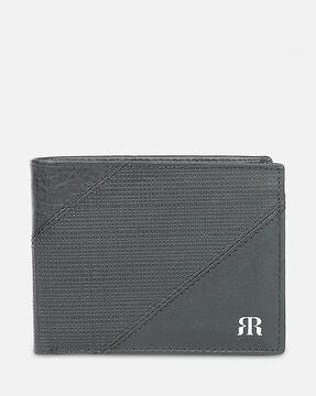 textured travel wallet