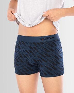 textured trunks with elasticated waistband