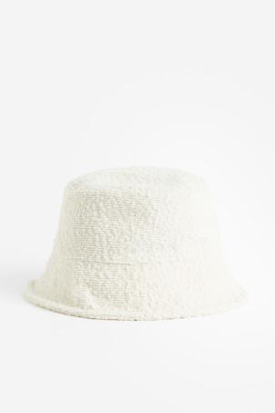 textured-weave bucket hat