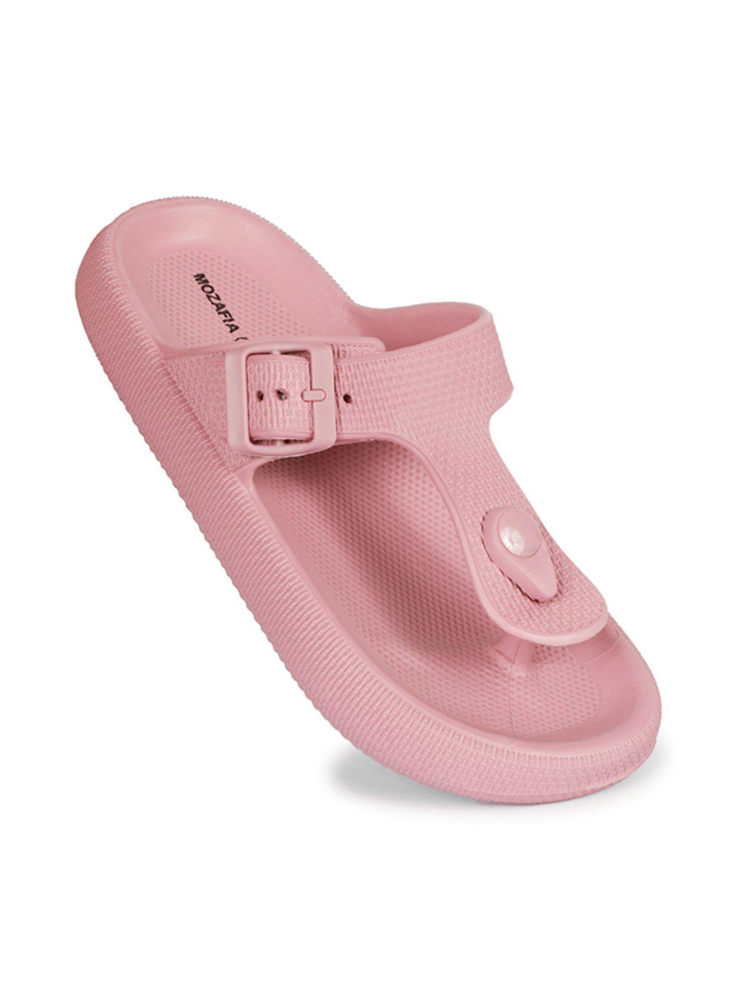 textured womens sandal-pink