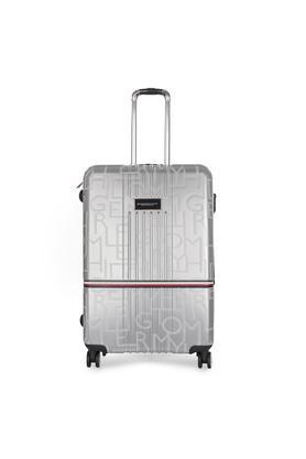 th twister polycarbonate unisex hard luggage trolley - cabin - grey