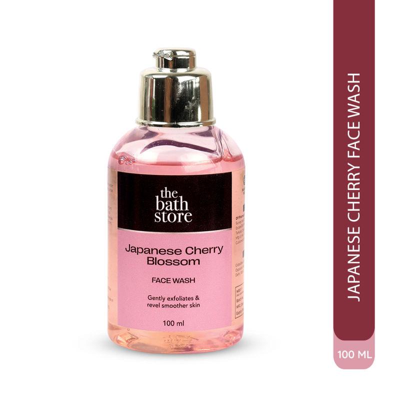 the bath store japanese cherry blossom face wash