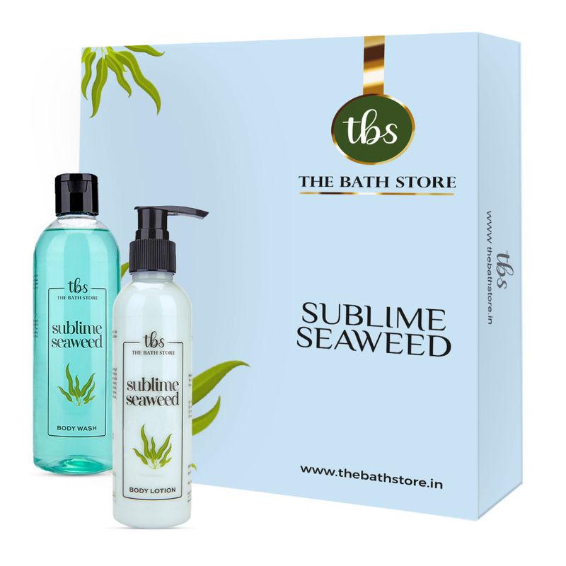 the bath store sublime seaweed combo (body wash + body lotion)