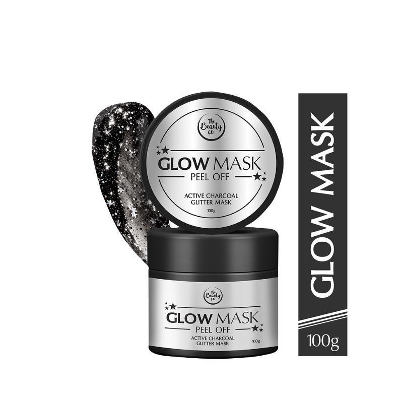 the beauty co. activated charcoal glitter glow mask