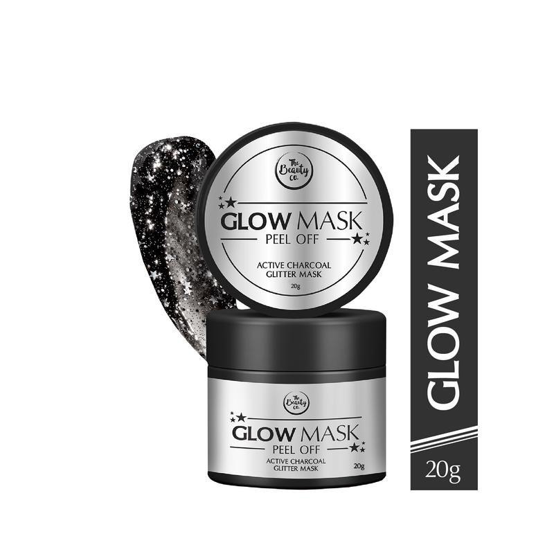 the beauty co. activated charcoal glitter glow mask