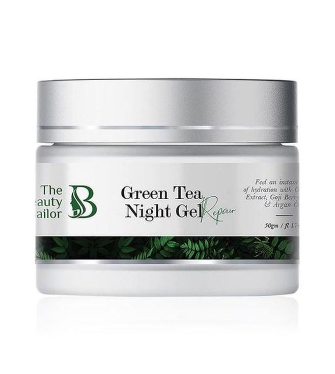 the beauty sailor green tea night gel cream - 50 gm