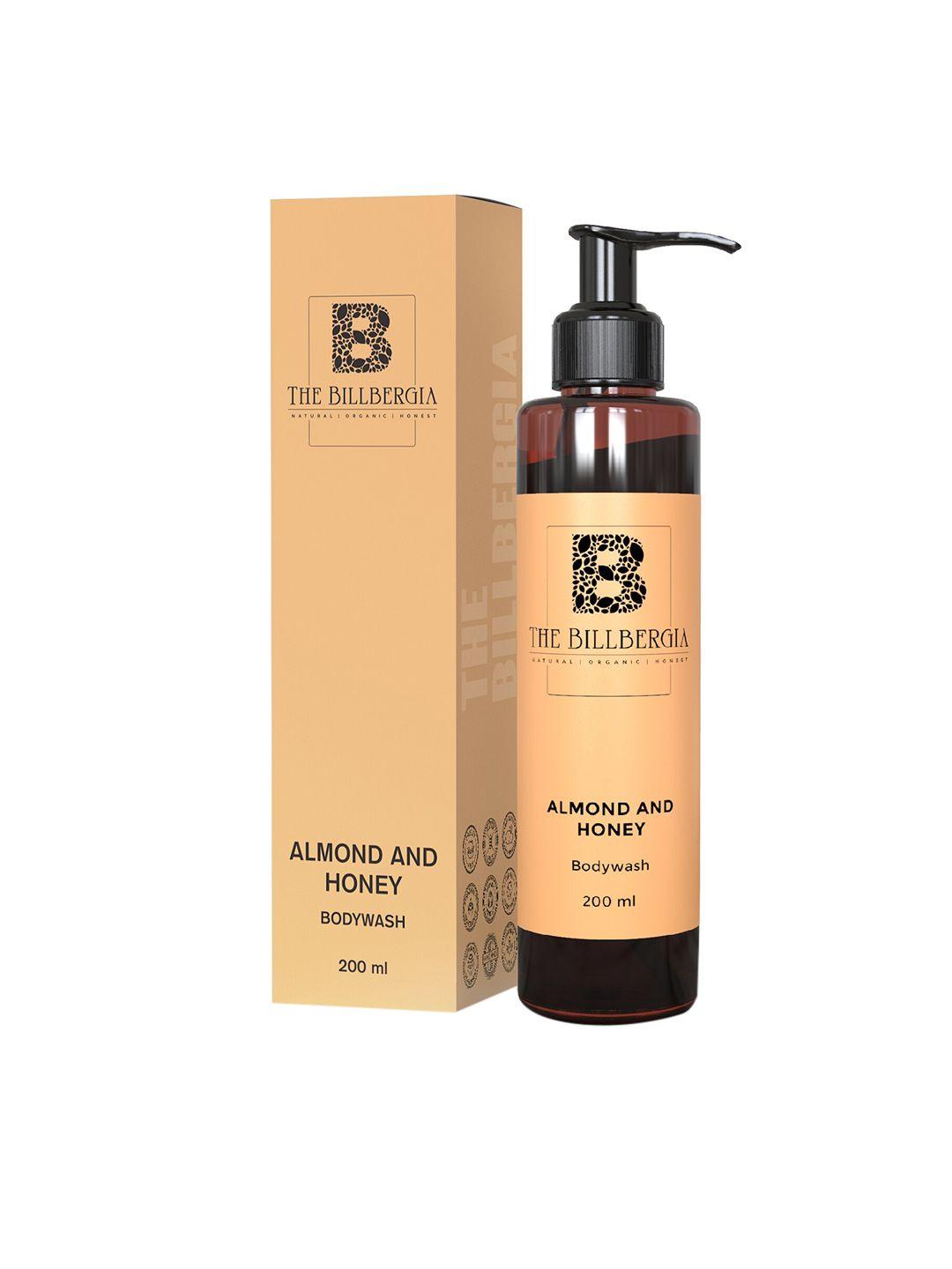 the billbergia vegan almond & honey body wash for glowing & smooth skin - 200 ml