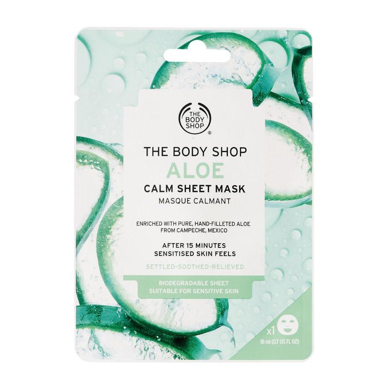 the body shop aloe calm sheet mask