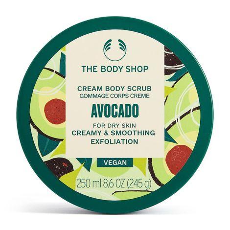 the body shop avocado body scrub-250ml