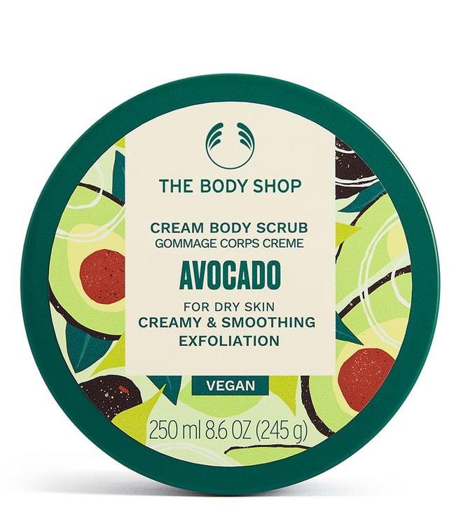 the body shop avocado creamy body scrub - 250 ml
