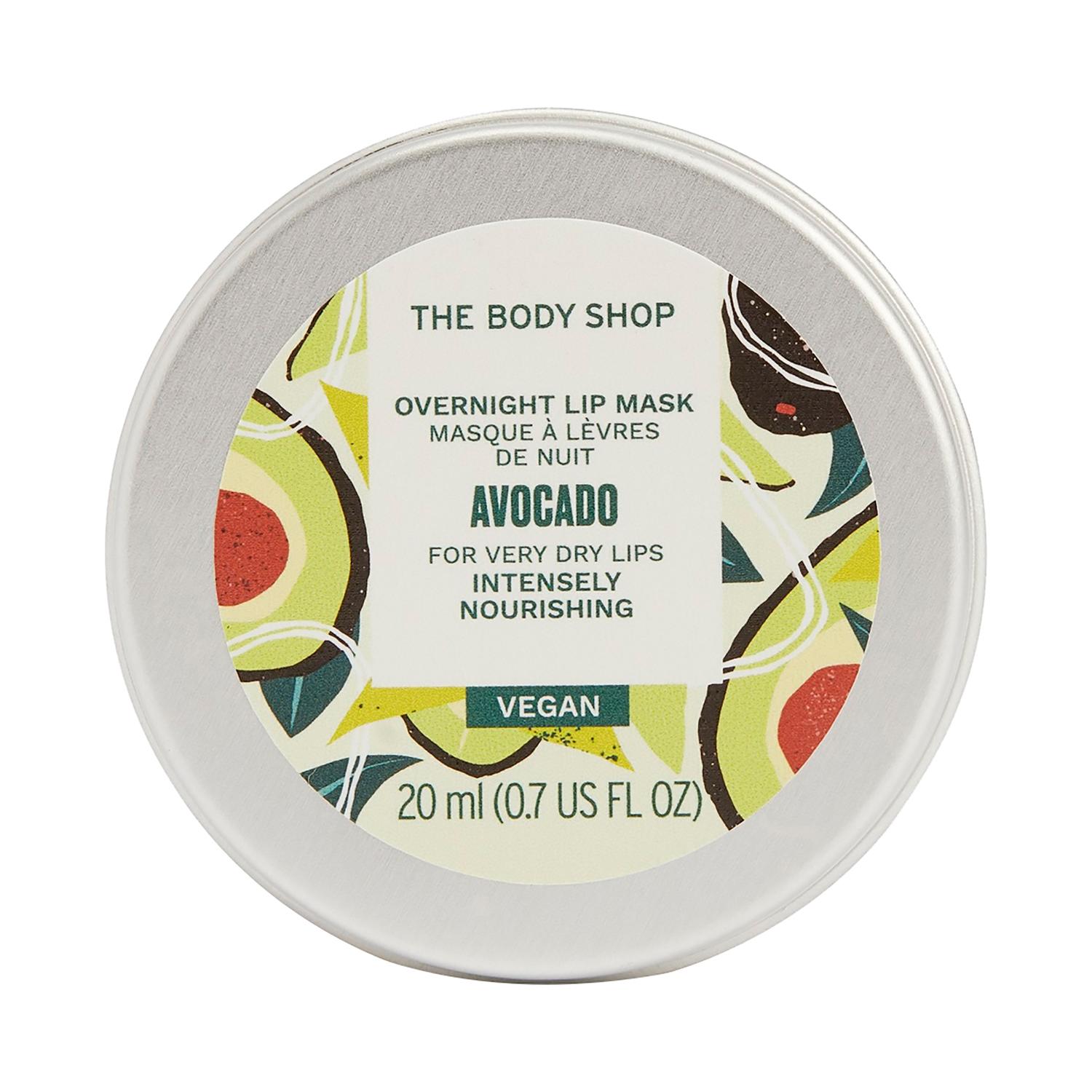 the body shop avocado lip mask (15g)