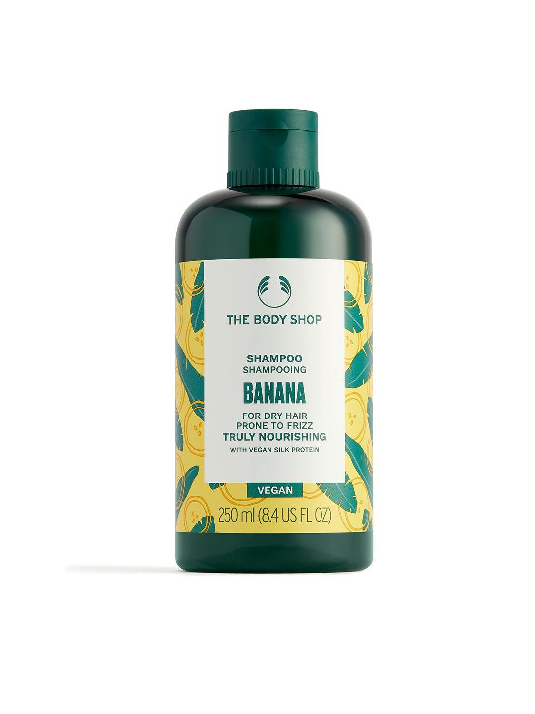 the body shop banana sustainable shampoo 250 ml
