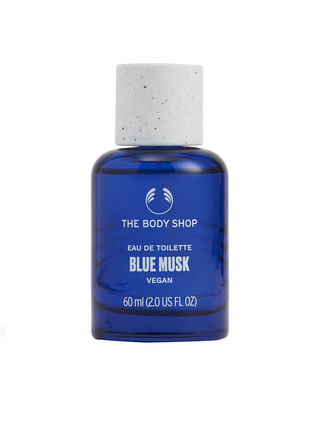 the body shop blue musk long lasting vegan eau de toilette - 60 ml