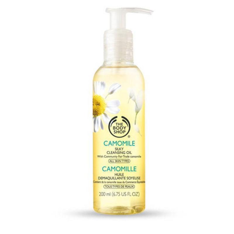 the body shop camomile silky cleansing oil