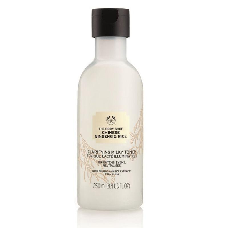 the body shop chinese ginseng & rice clarifying milky toner