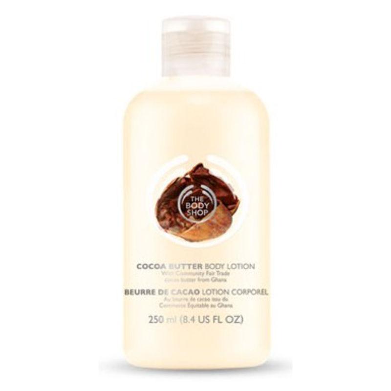 the body shop cocoa butter hand & body lotion