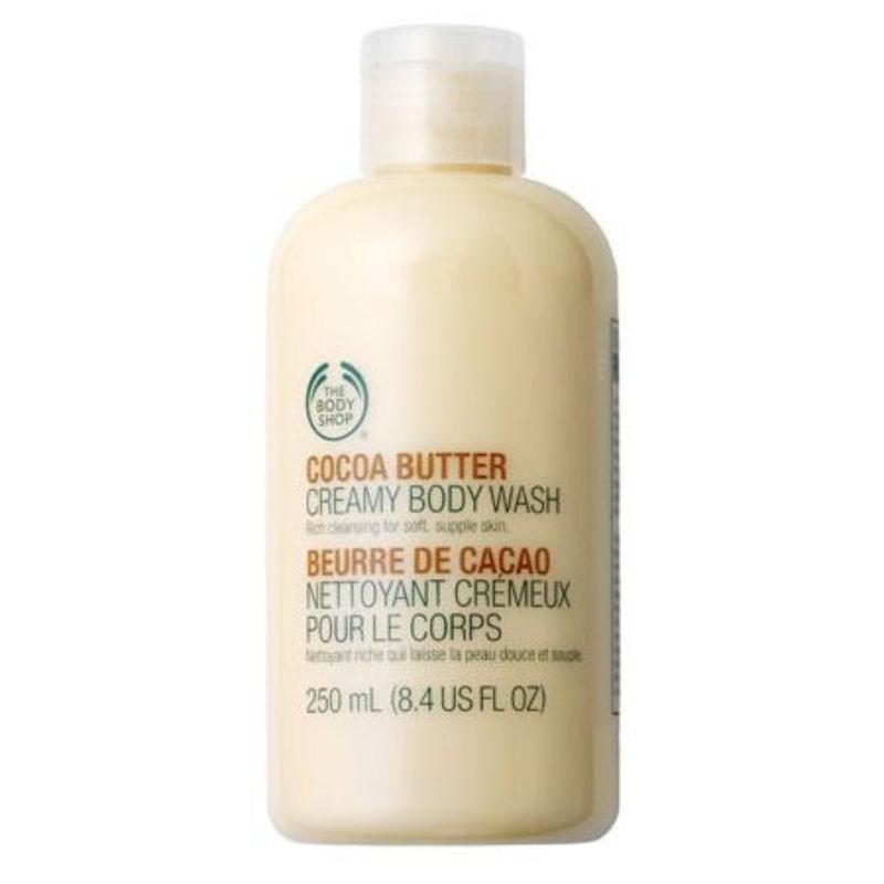 the body shop cocoa butter shower cream